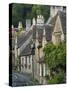 Picturesque Cottages in the Beautiful Cotswolds Village of Castle Combe, Wiltshire, England-Adam Burton-Stretched Canvas