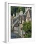 Picturesque Cottages in the Beautiful Cotswolds Village of Castle Combe, Wiltshire, England-Adam Burton-Framed Photographic Print