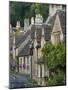 Picturesque Cottages in the Beautiful Cotswolds Village of Castle Combe, Wiltshire, England-Adam Burton-Mounted Photographic Print