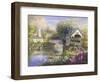 Picturesque Covered Bridge-Nicky Boehme-Framed Giclee Print