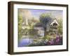 Picturesque Covered Bridge-Nicky Boehme-Framed Giclee Print