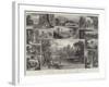 Picturesque England, Alnwick Castle, the Seat of the Duke of Northumberland-James Burrell Smith-Framed Giclee Print