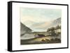 Picturesque English Lake I-T^h^ Fielding-Framed Stretched Canvas