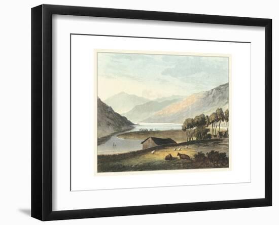 Picturesque English Lake I-T^h^ Fielding-Framed Art Print