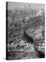 Picturesque Fishing Town on Side of Mountain on the Sorrento Peninsula, South of Amalfi-Alfred Eisenstaedt-Stretched Canvas