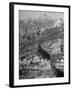 Picturesque Fishing Town on Side of Mountain on the Sorrento Peninsula, South of Amalfi-Alfred Eisenstaedt-Framed Photographic Print