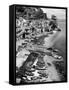 Picturesque Fishing Village on the Sorrento Peninsula Above Amalfi-Alfred Eisenstaedt-Framed Stretched Canvas
