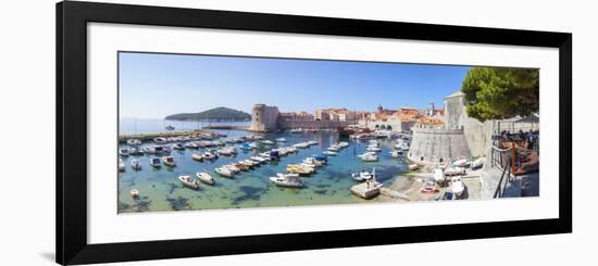 Picturesque Harbor, Stari Grad (Old Town), Dubrovnik, Dalmatia, Croatia-Doug Pearson-Framed Photographic Print