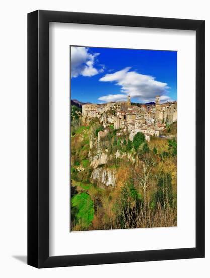 Picturesque Italy Series - Sorano, Tuscany-Maugli-l-Framed Photographic Print