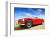 Picturesque Landscape with Retro Car.-plotnikov-Framed Photographic Print