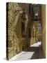 Picturesque lane in old capital of Malta, Mdina-enricocacciafotografie-Stretched Canvas