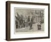 Picturesque London, the Middle Temple Hall and Gardens-Henry William Brewer-Framed Giclee Print