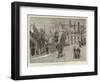 Picturesque London, the Middle Temple Hall and Gardens-Henry William Brewer-Framed Giclee Print