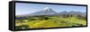 Picturesque Mount Taranaki (Egmont) and Rural Landscape, Taranaki, North Island, New Zealand-Doug Pearson-Framed Stretched Canvas