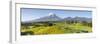 Picturesque Mount Taranaki (Egmont) and Rural Landscape, Taranaki, North Island, New Zealand-Doug Pearson-Framed Photographic Print