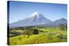 Picturesque Mount Taranaki (Egmont) and Rural Landscape, Taranaki, North Island, New Zealand-Doug Pearson-Stretched Canvas