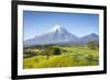 Picturesque Mount Taranaki (Egmont) and Rural Landscape, Taranaki, North Island, New Zealand-Doug Pearson-Framed Photographic Print