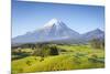 Picturesque Mount Taranaki (Egmont) and Rural Landscape, Taranaki, North Island, New Zealand-Doug Pearson-Mounted Photographic Print