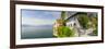 Picturesque Santa Caterina Del Sasso Hermitage, Lake Maggiore, Piedmont, Italy-Doug Pearson-Framed Photographic Print
