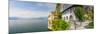 Picturesque Santa Caterina Del Sasso Hermitage, Lake Maggiore, Piedmont, Italy-Doug Pearson-Mounted Photographic Print