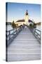 Picturesque Schloss Ort, Lake Traunsee, Gmunden, Salzkammergut, Upper Austria, Austria, Europe-Doug Pearson-Stretched Canvas