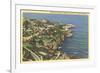 Picturesque Shoreline, La Jolla, California-null-Framed Premium Giclee Print