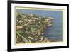 Picturesque Shoreline, La Jolla, California-null-Framed Premium Giclee Print