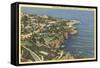 Picturesque Shoreline, La Jolla, California-null-Framed Stretched Canvas