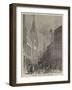 Picturesque Sketches of London, Lombard-Street-John Wykeham Archer-Framed Giclee Print