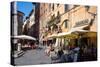 Picturesque Street in Lucca, Tuscany, Italy, Europe-Peter Groenendijk-Stretched Canvas