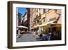 Picturesque Street in Lucca, Tuscany, Italy, Europe-Peter Groenendijk-Framed Photographic Print