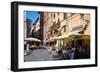 Picturesque Street in Lucca, Tuscany, Italy, Europe-Peter Groenendijk-Framed Photographic Print