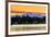 Picturesque sunset view over the Olympic Peninsula mountains, Bremerton, Kitsap Peninsula, Washingt-Stefano Politi Markovina-Framed Photographic Print