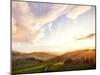 Picturesque Tuscany Landscape at Sunset, Italy-Markus Schieder-Mounted Photographic Print