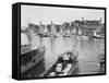 Picturesque View of Cannes Harbour-null-Framed Stretched Canvas