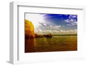 Picturesque Views of the Cliff at Sunset-molodec-Framed Photographic Print