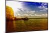 Picturesque Views of the Cliff at Sunset-molodec-Mounted Photographic Print