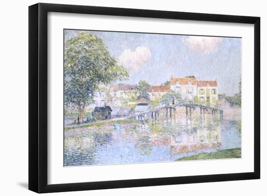 Picturesque Village-Paul Mathieu-Framed Giclee Print