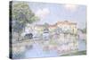 Picturesque Village-Paul Mathieu-Stretched Canvas