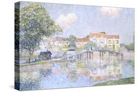 Picturesque Village-Paul Mathieu-Stretched Canvas