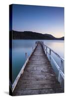 Picturesque Wharf Illuminated-Doug Pearson-Stretched Canvas