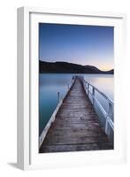 Picturesque Wharf Illuminated-Doug Pearson-Framed Photographic Print