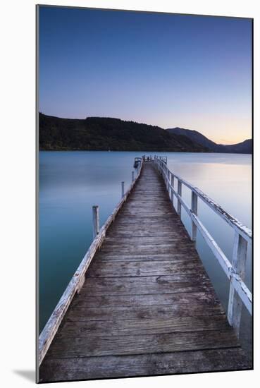 Picturesque Wharf Illuminated-Doug Pearson-Mounted Photographic Print