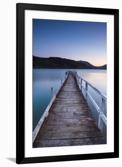 Picturesque Wharf Illuminated-Doug Pearson-Framed Photographic Print