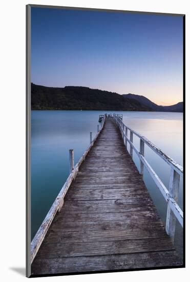 Picturesque Wharf Illuminated-Doug Pearson-Mounted Photographic Print