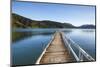 Picturesque Wharf in the Idyllic Kenepuru Sound, Marlborough Sounds, South Island, New Zealand-Doug Pearson-Mounted Photographic Print