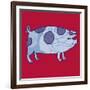 Piddle Valley Pig, 2005-Sarah Hough-Framed Giclee Print