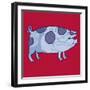 Piddle Valley Pig, 2005-Sarah Hough-Framed Giclee Print