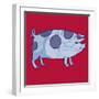 Piddle Valley Pig, 2005-Sarah Hough-Framed Giclee Print