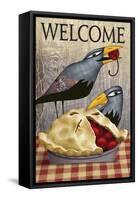 Pie with Crows-Margaret Wilson-Framed Stretched Canvas